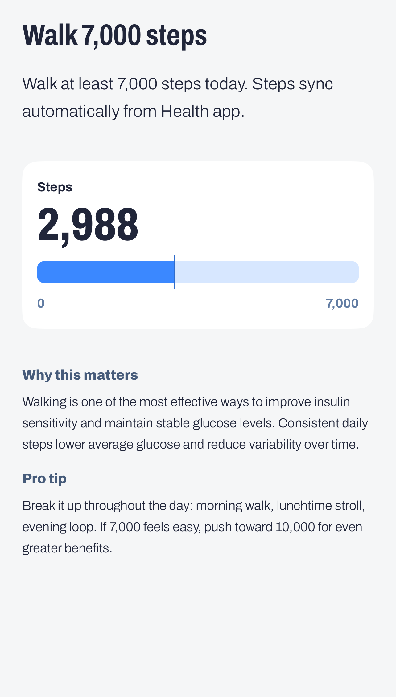 This image shows the Details page of a Daily.