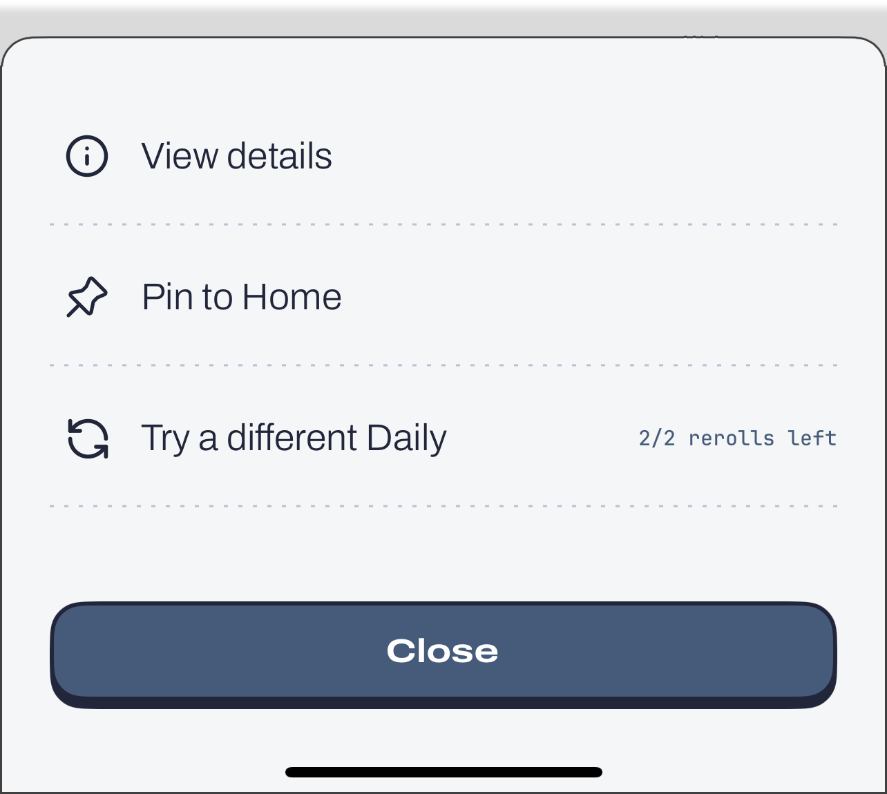 These are the options in a Dailiy's kebab menu.